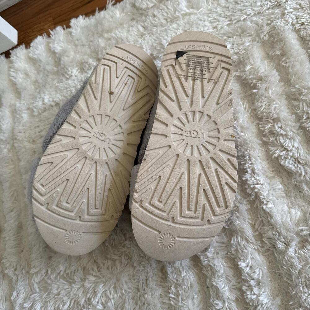 Ugg Fuzz Sugar Terry Cross Slides - image 3